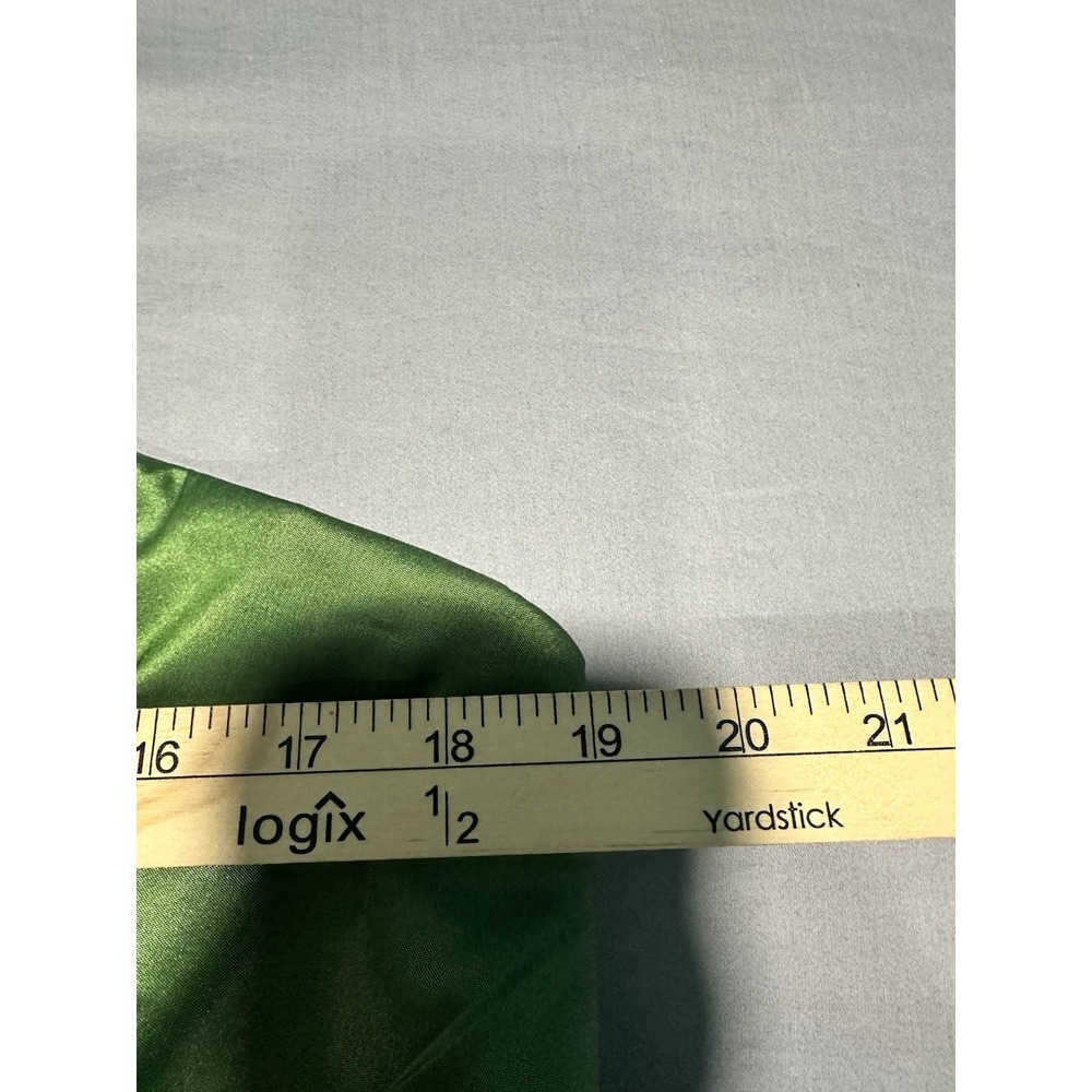 Alfred Angelo Green Satin Bridesmaid Evening/Party/ Formal Gown/Dress‎ 16W - Picture 5 of 8